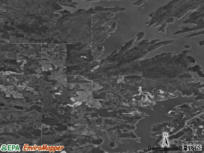 Zip code 74755 satellite photo by USGS