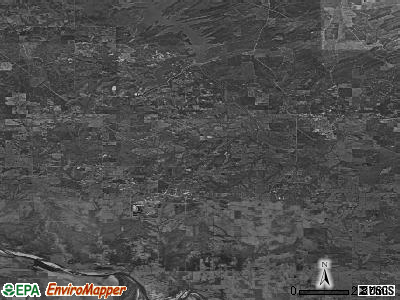 Zip code 74764 satellite photo by USGS
