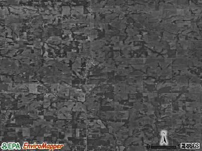 Zip code 74824 satellite photo by USGS
