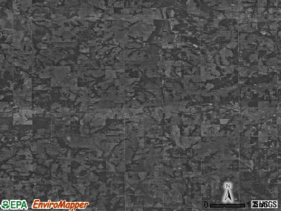 Zip code 74832 satellite photo by USGS