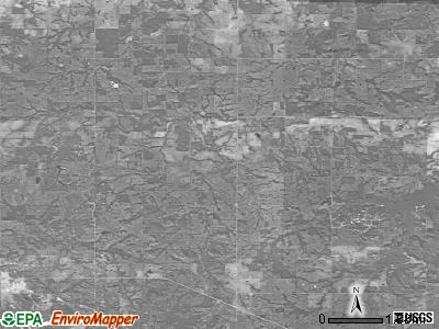 Zip code 74833 satellite photo by USGS