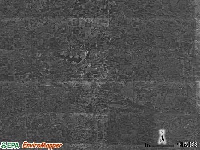Zip code 74834 satellite photo by USGS