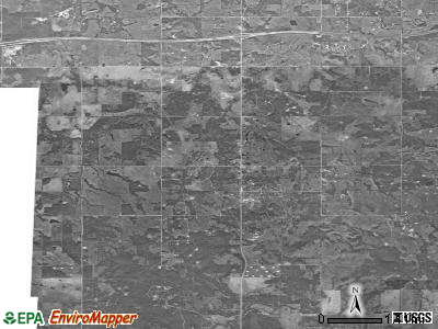 Zip code 74837 satellite photo by USGS