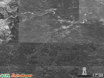 Zip code 74839 satellite photo by USGS