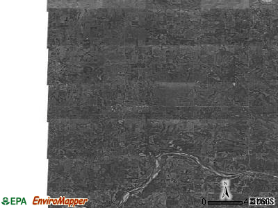 Zip code 74848 satellite photo by USGS