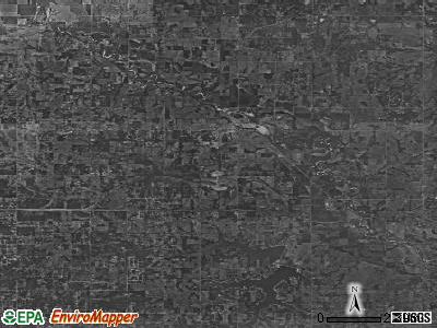 Zip code 74851 satellite photo by USGS