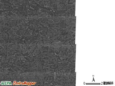 Zip code 74854 satellite photo by USGS