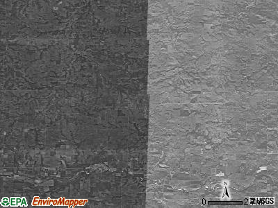Zip code 74864 satellite photo by USGS
