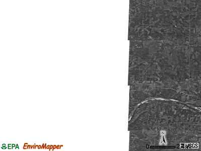 Zip code 74867 satellite photo by USGS