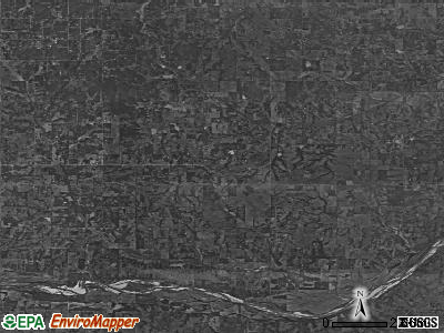 Zip code 74878 satellite photo by USGS
