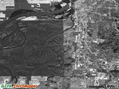 Zip code 74901 satellite photo by USGS