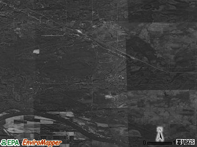 Zip code 74936 satellite photo by USGS