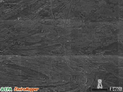 Zip code 74940 satellite photo by USGS