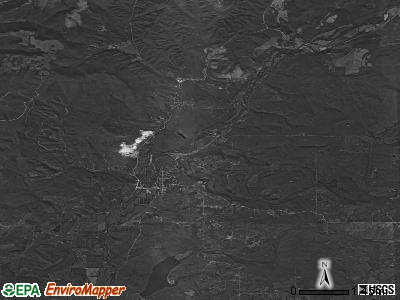 Zip code 74945 satellite photo by USGS