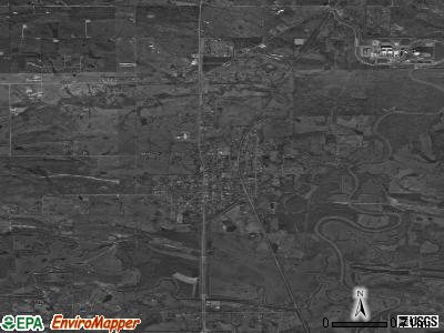 Zip code 74951 satellite photo by USGS