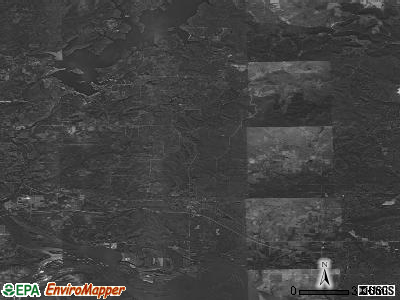 Zip code 74962 satellite photo by USGS