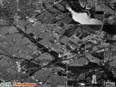 Zip code 75043 satellite photo by USGS