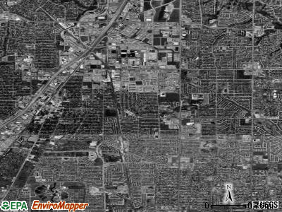 Zip code 75081 satellite photo by USGS