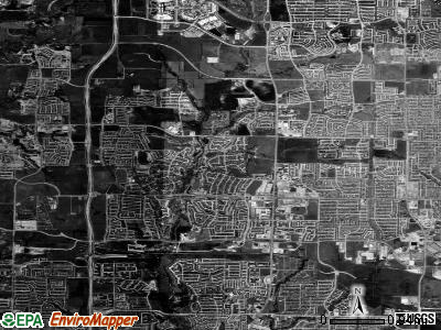 Zip code 75093 satellite photo by USGS