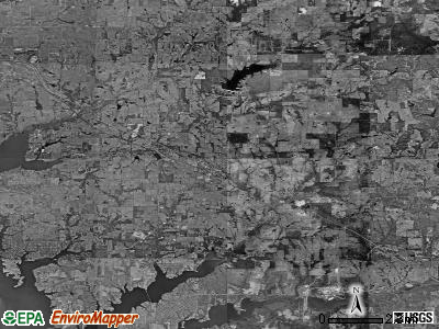 Zip code 75124 satellite photo by USGS