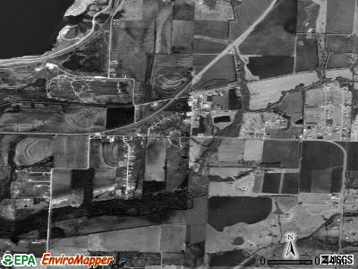 Zip code 75166 satellite photo by USGS