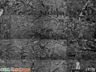 Zip code 75167 satellite photo by USGS