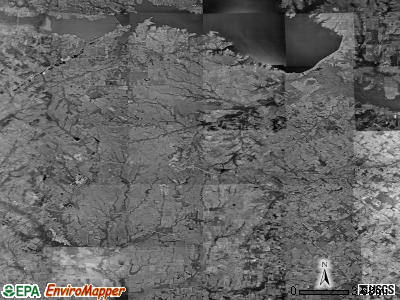 Zip code 75169 satellite photo by USGS
