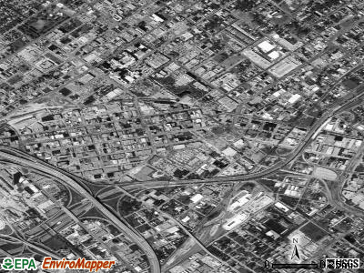 Zip code 75226 satellite photo by USGS