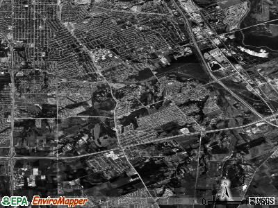 Zip code 75241 satellite photo by USGS