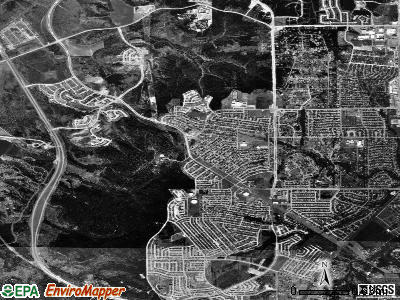 Zip code 75249 satellite photo by USGS