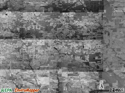 Zip code 75416 satellite photo by USGS