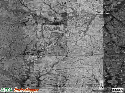 Zip code 75422 satellite photo by USGS