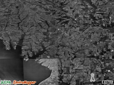 Zip code 75472 satellite photo by USGS