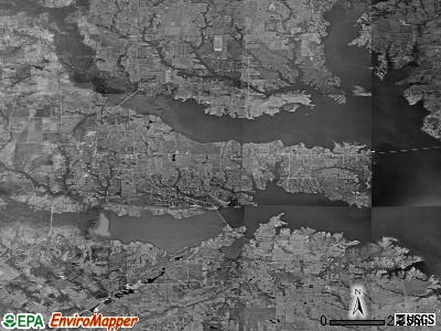 Zip code 75474 satellite photo by USGS