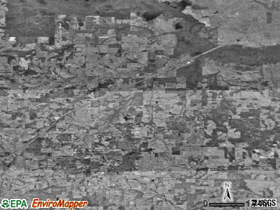 Zip code 75558 satellite photo by USGS