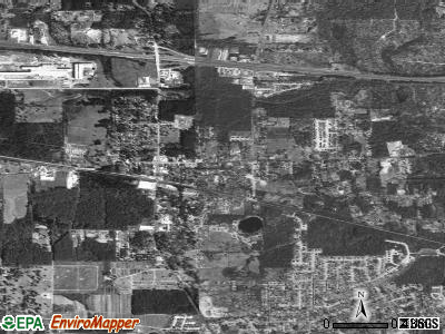 Zip code 75569 satellite photo by USGS