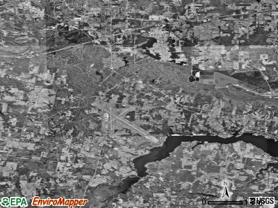 Zip code 75603 satellite photo by USGS