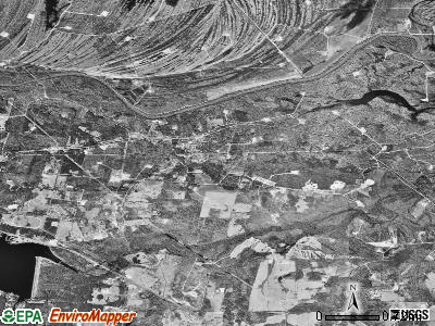 Zip code 75641 satellite photo by USGS