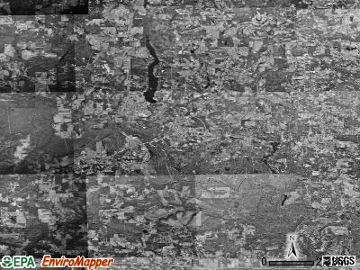 Zip code 75647 satellite photo by USGS