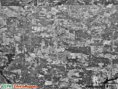 Zip code 75693 satellite photo by USGS