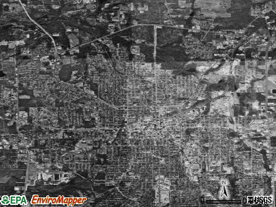 Zip code 75702 satellite photo by USGS