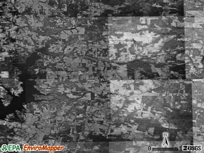 Zip code 75750 satellite photo by USGS