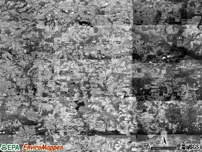 Zip code 75754 satellite photo by USGS