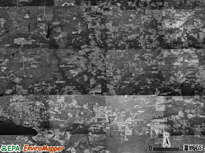 Zip code 75755 satellite photo by USGS