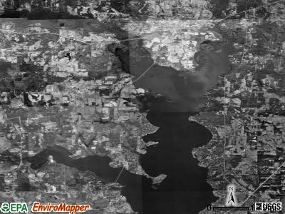 Zip code 75758 satellite photo by USGS