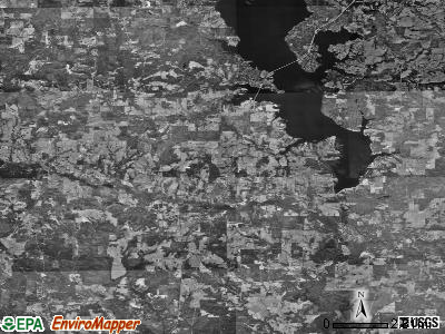 Zip code 75763 satellite photo by USGS