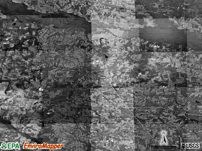 Zip code 75771 satellite photo by USGS