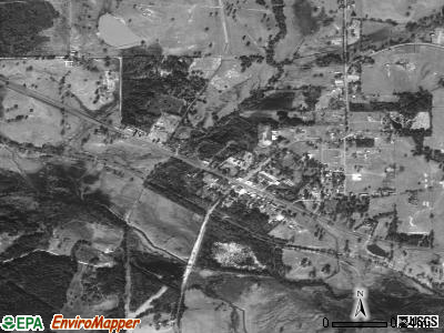 Zip code 75782 satellite photo by USGS