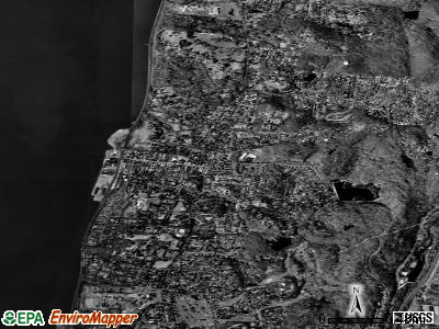 Zip code 10533 satellite photo by USGS