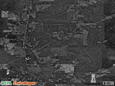 Zip code 75942 satellite photo by USGS